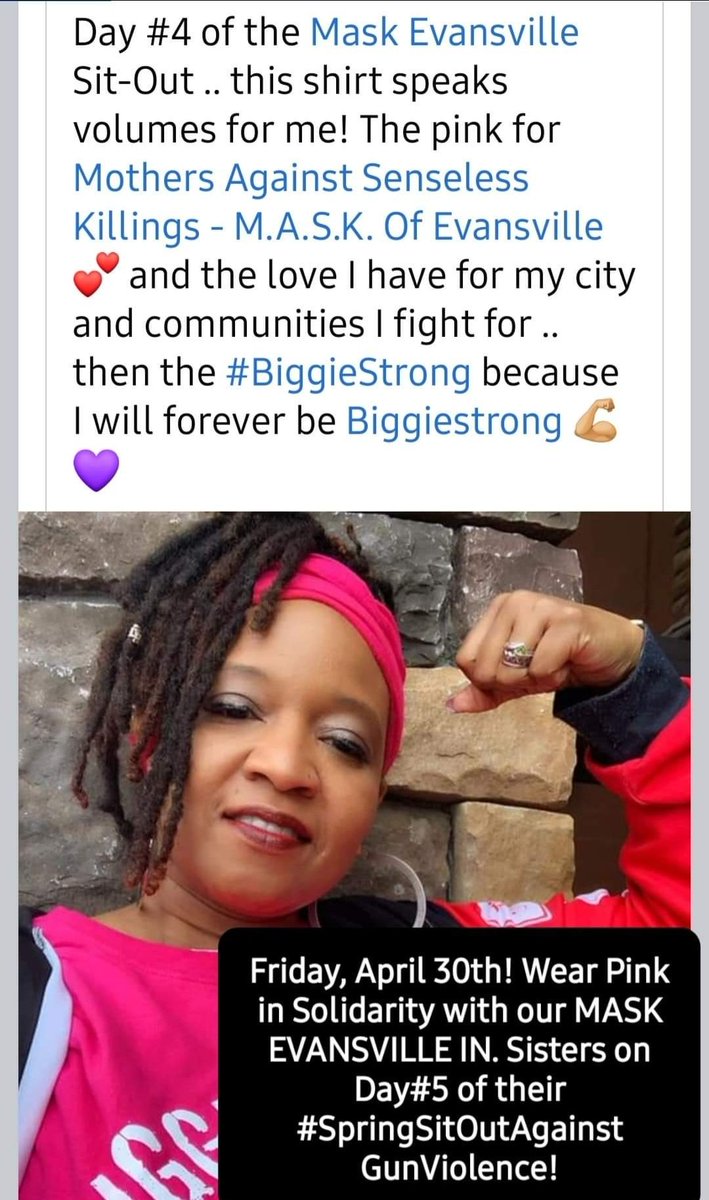 MASKchicago_'s tweet photo. CALLING ALL #MASKMOMS!!! #Chicago #StatenIsland #Memphis
Fri, Apr 30th, wear your pink shirts, or anything pink in solidarity with our amazing sisters in #EvansvilleIndiana #MothersAgainstSenselessKillings πͺπͺπ½πͺπΎπͺπΏ They have been having a #SpringSitOut all week. Today is Day 4! https://t.co/3cEUAStSp3