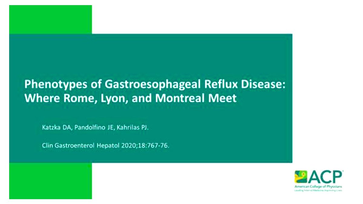 Paper 1: Not all “GERD” =  #GERD.  @AGA_CGH Who may benefit from PPIs most?EsophagitisBarrett’sHeartburn w/ or w/o esophagitisRegurg w/ or w/o esophagitisChest pain w/objective GERDCough w/objective GERDThe rest  or  https://www.ncbi.nlm.nih.gov/pmc/articles/PMC6960363/