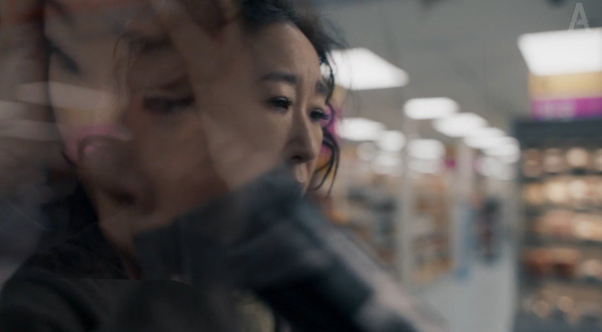 killinglena's tweet image. sandra’s character in The Chair is a lesbian uni professor of poetry