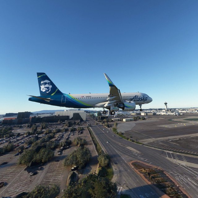 thesimcaptain's tweet photo. Landing 24R at LAX. I can see my car in the parking lot.
The graphics and realism are insane.
#Vatsim #FlightSim #FlightSimulator #MSFS2020 #FS2020 #gaming #MicrosoftFlightSimulator #a320neo #a32NX #FlyByWire #airbus #TheSimCaptain #iRatherBeFlying #vatsimatc #aviationlovers https://t.co/DdW2wMfW6z
