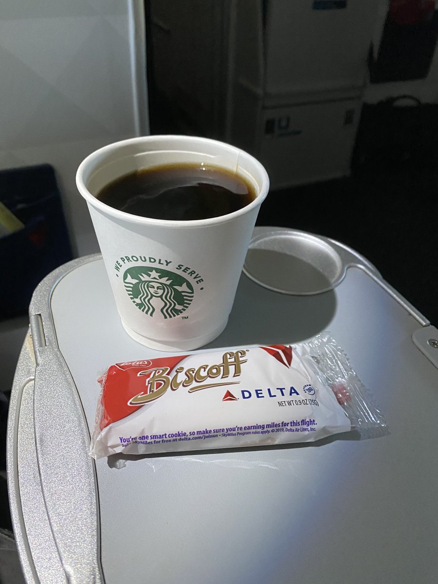 I can’t tell you, ⁦<a href="/Delta/">Delta</a>⁩, how wonderful this cup of coffee tasted! Thank you for bringing back coffee.