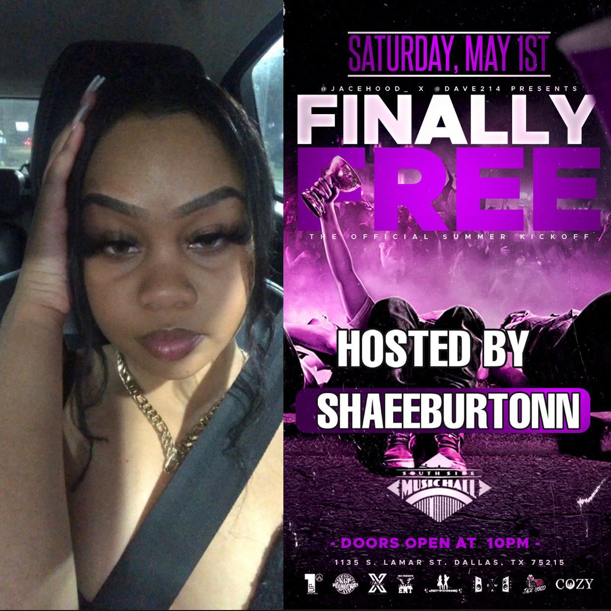 csmoove41's tweet image. #WePromoteENT Coming Deep Saturday No Cap 🤩🤩🤩

#FinallyFree - 1st 100 People Free so y’all better get there early