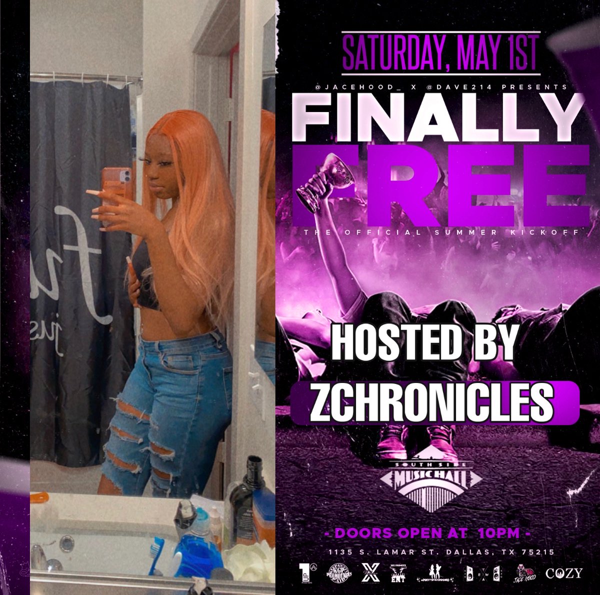 csmoove41's tweet image. #WePromoteENT Coming Deep Saturday No Cap 🤩🤩🤩

#FinallyFree - 1st 100 People Free so y’all better get there early