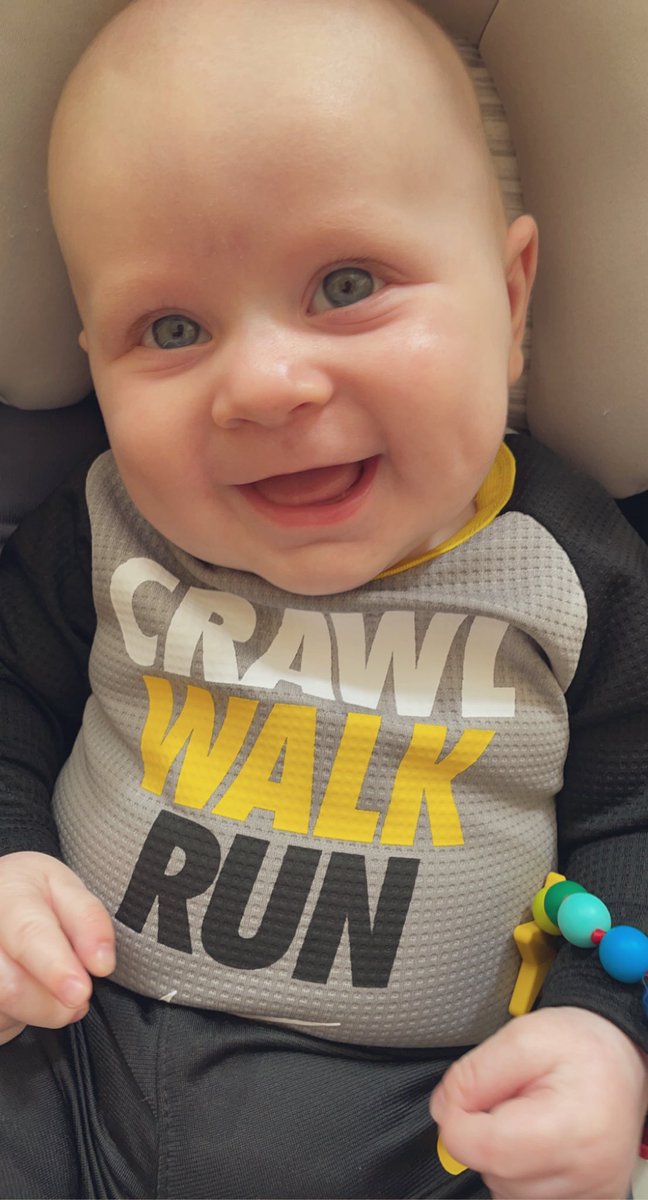 Tonight I discovered there is something that is more intriguing to T than his bottle. It is <a href="/vianneyvolley/">Vianney Volleyball</a> 🏐