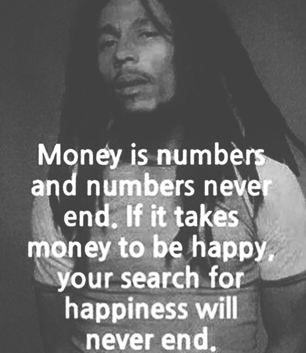 ReggaeLioness's tweet photo. #BobMarley #Money #Happiness https://t.co/qhtSFMRVgJ