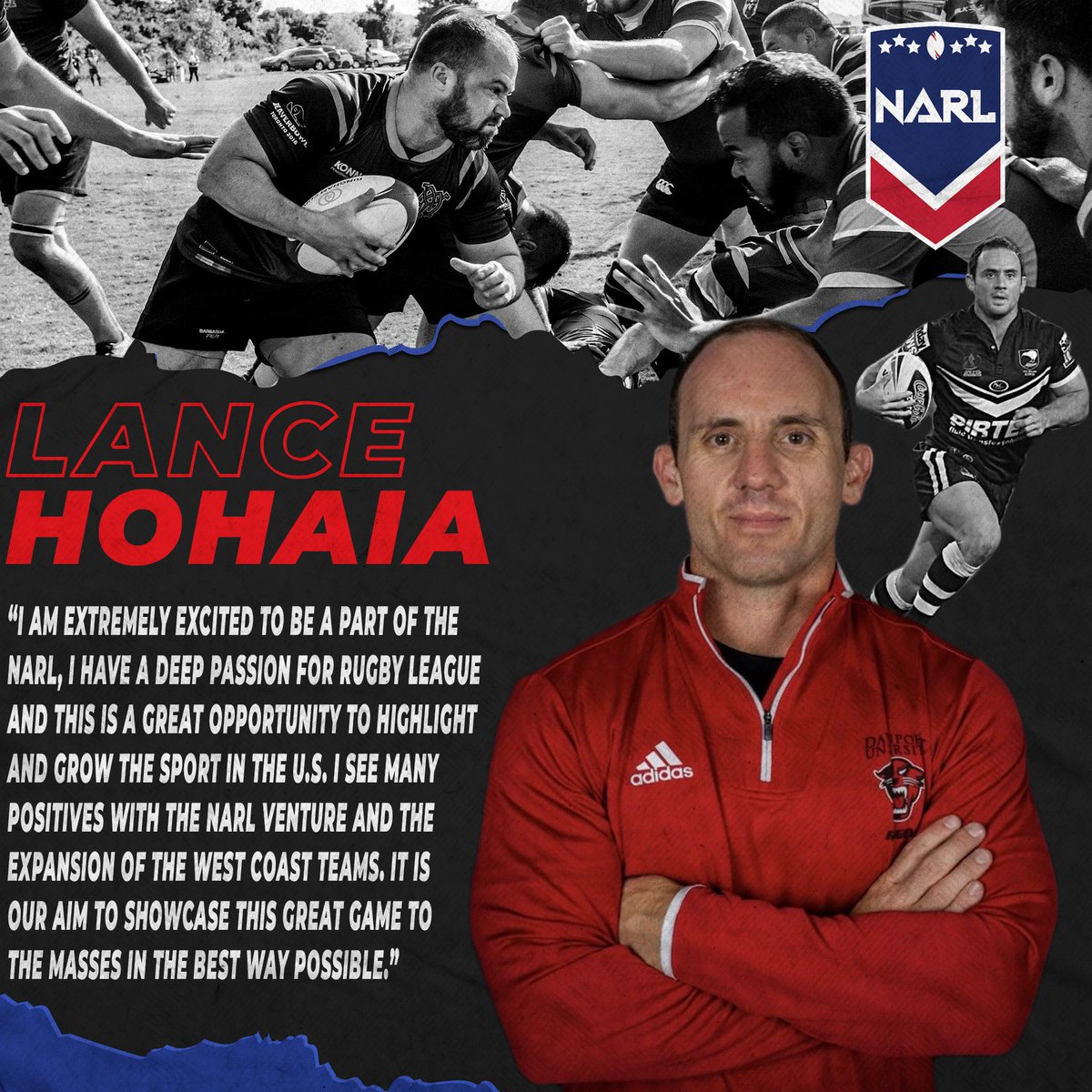 BREAKING NEWS📰👀!!!! 

The NARL West has introduced a top level coach to the league. Lance has shown to be a proven champion winning the Super League championship &amp; bringing home the World Cup in 2008 as he represented his country New Zealand. 🐐🐐 WELCOME TO THE NARL WEST!🍾