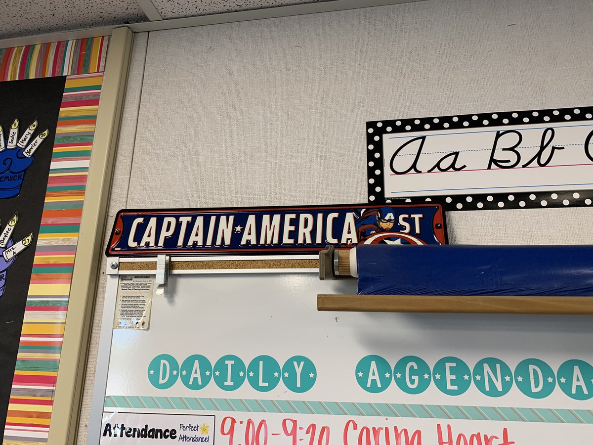 My class knows who my favorite superhero is... #marvel #CaptainAmerica