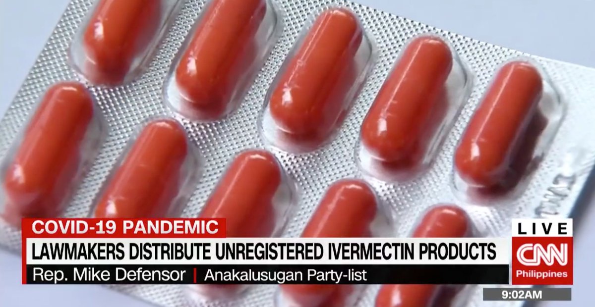 THREAD: Join  @iampinkywebb on  #TheSource | LIVE  https://bit.ly/2R93ip4 • Lawmakers distribute unregistered ivermectin products • Experts: Not enough proof to say ivermectin safe, effective vs COVID-19 • DOJ: Up to law enforcers if ivermectin distributors will be arrested