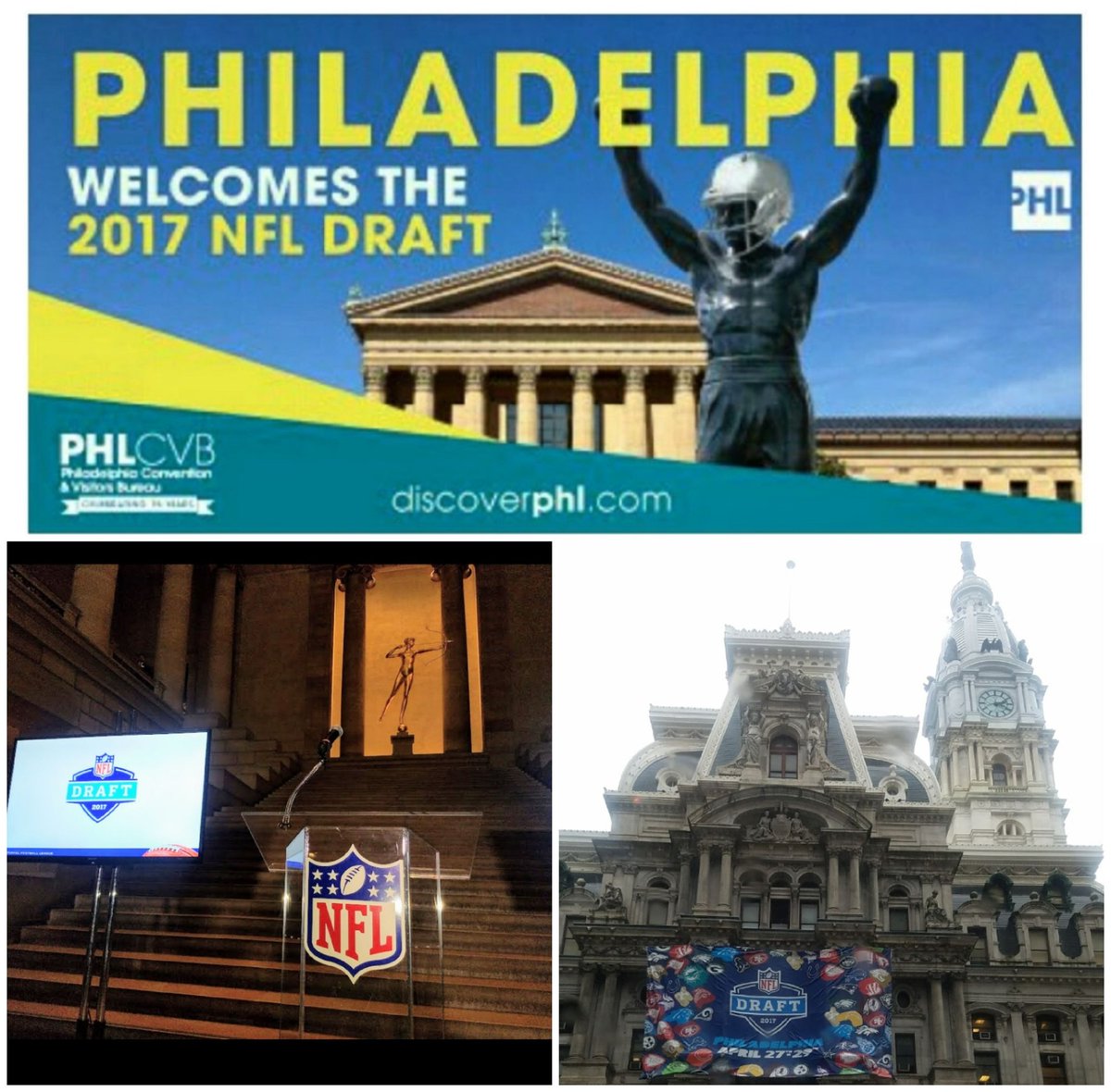 SheilaShowPHL's tweet photo. An amazing time in our City๐๐, when @PhiladelphiaGov was the proud host of #NFLDraft in 2017! #DraftinPHL #NFLDraft2017
#TheFutureIsNow
#NFL #FlyEaglesFly ๐ฆ
#EaglesDraft
Good luck tonight #NFLDraft2021 https://t.co/iTXxkOaItQ