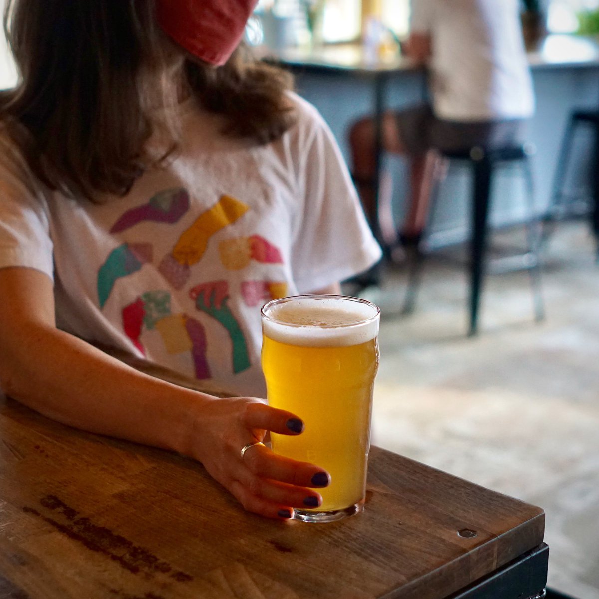 We have a new, wonderful beer created by our very own Jacob on tap today! Passive Perception: a Hazy IPA with Azacca, Citra, and Amarillo ALSO with Habanero and Hatch chiles. This beer is hot! Literally and figuratively. Thanks, Jacob! Cheers, y’all.