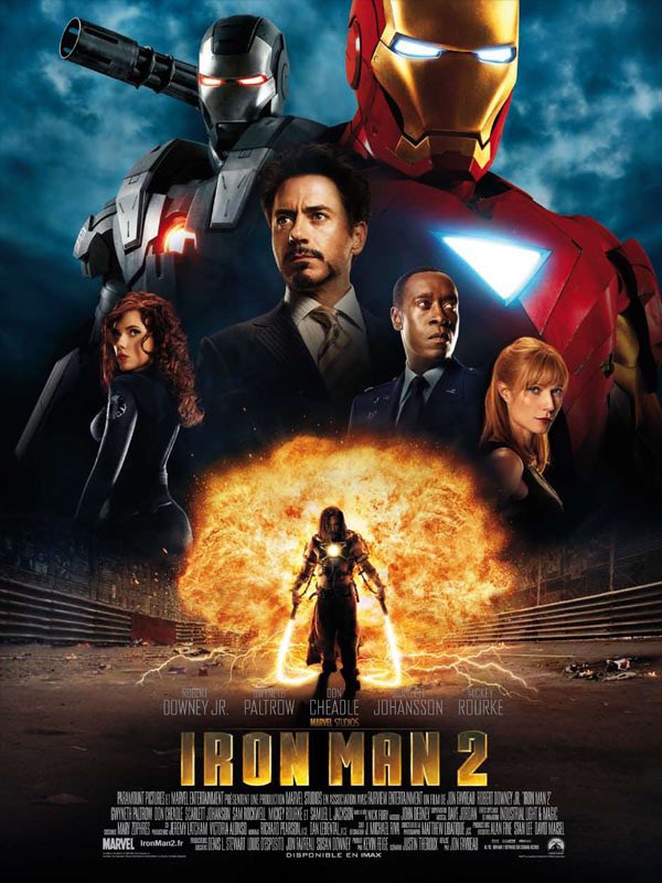 Iron Man 2 by Jon Favreau ( 2010 ) Je l’avais pas revu depuis des années. L’évolution psychologique de Tony me parle. Il est pas exceptionnel mais moins pire que dans mes souvenirs. Ça reste en dessous du un quand même attention. 5.5/10