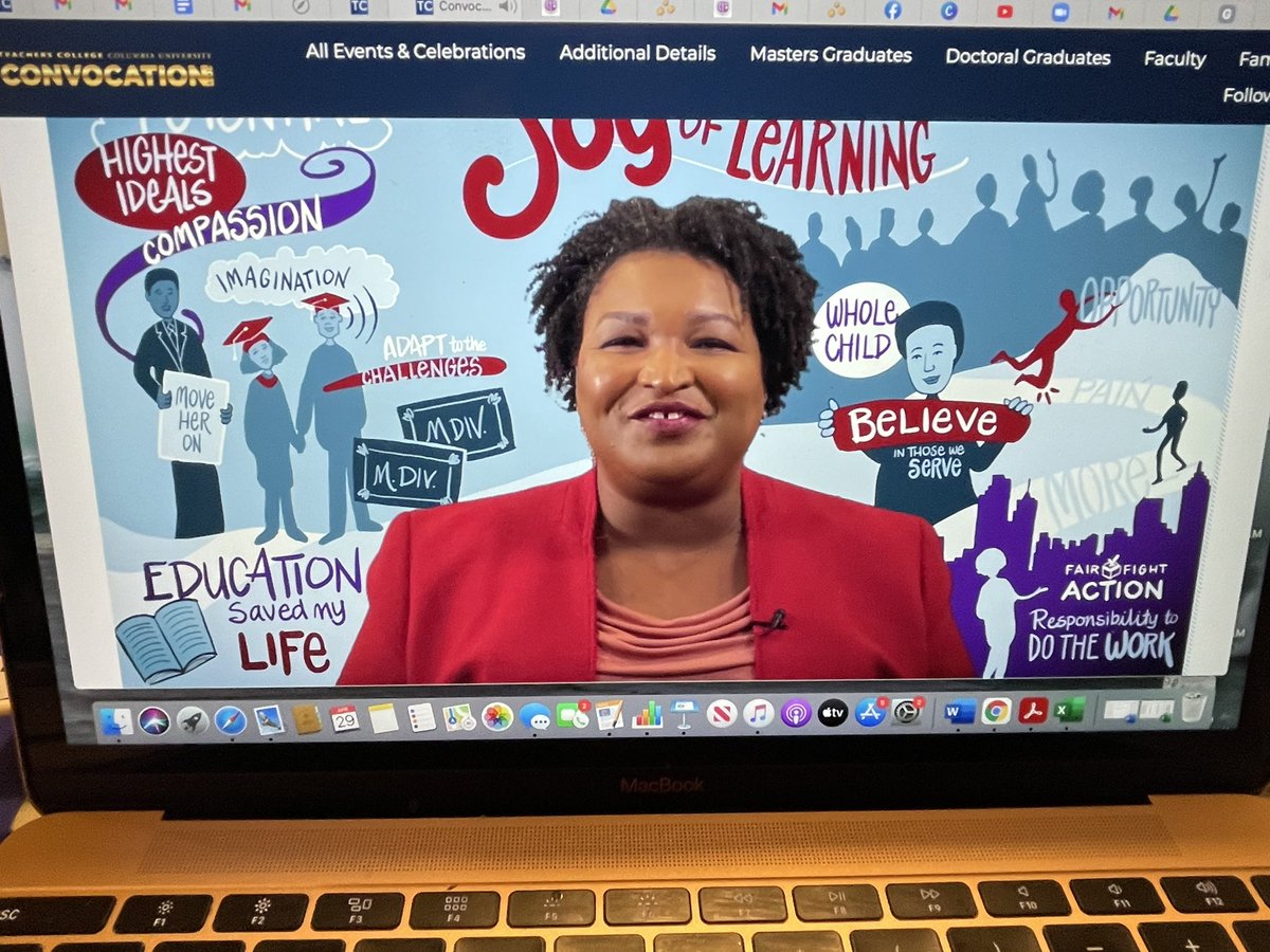 “You understand the deeper calling of obligation!”-thank you Stacey Abrams for saying everything that matters @TC_MST @TeachersCollege #TChappy