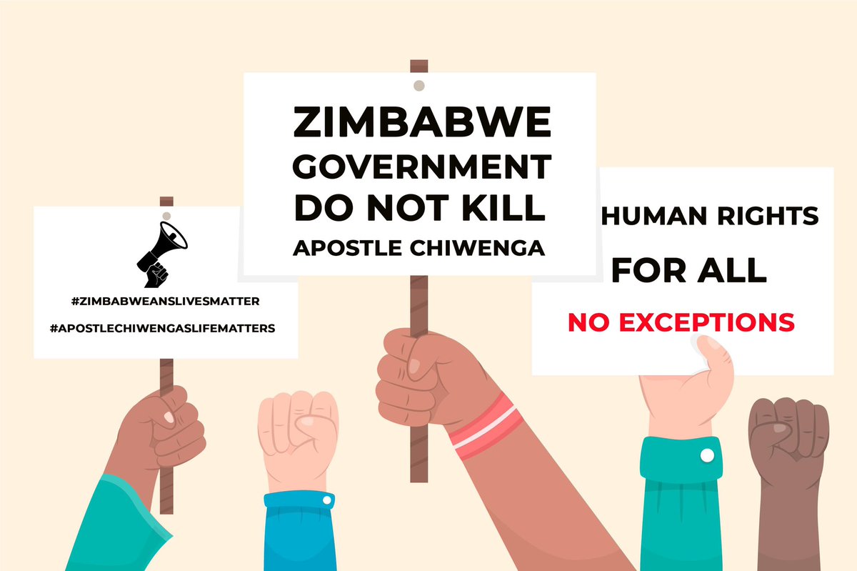 #ApostleTFChiwengasLifeMatters
#ZimbabweLivesMatter
#StopLootingAndCorruption
#FixTheEconomyNotTheApostle
#OpenRebukeIsBetterThanSecretLove
#EveryCitizenHasARightToLife
#AprilAdvocacyMonth

chng.it/7SNrdFW6