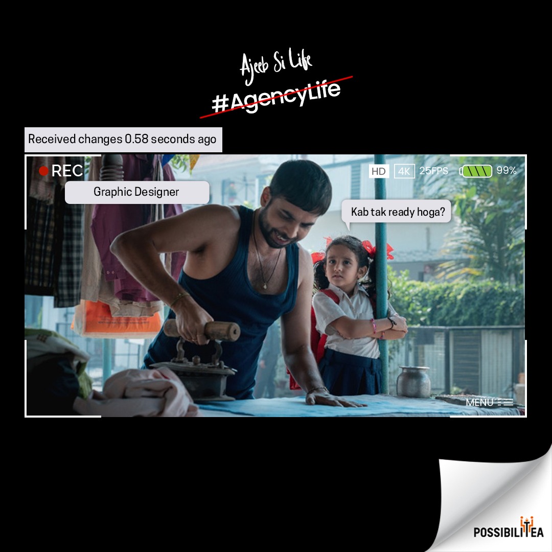 PossibiliteaMe1's tweet photo. Graphic Designers on their #𝐀𝐣𝐞𝐞𝐛𝐒𝐢𝐋𝐢𝐟𝐞
Part 2

-
@Social_Samosa
#AgencyLife #AjeebDaastaans #designerslife #PossibiliTea https://t.co/zEEOyToXRd