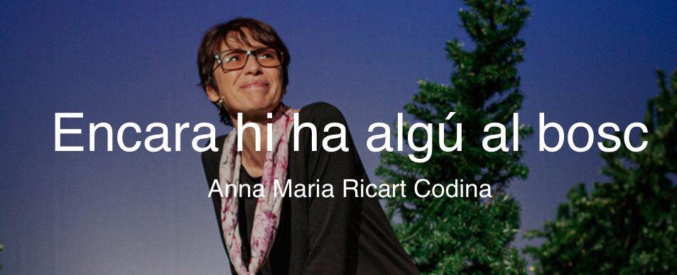 IRLlull's tweet photo. Ja disponible l'obra de teatre "Encara hi ha algú al bosc" basada en el documental de @CultiConflicte al #TNCDigital del @teatrenacional i amb subtítols en català, castellà, anglès i francès.
https://t.co/hQKlFw3HiU https://t.co/4OXGTmr2A3