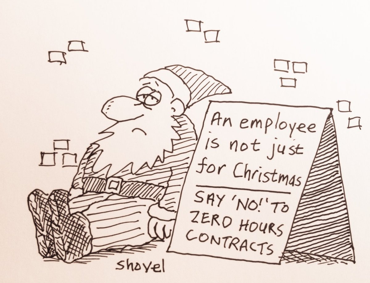 My cartoon - an employee is not just for Christmas 
#ZeroHoursContracts