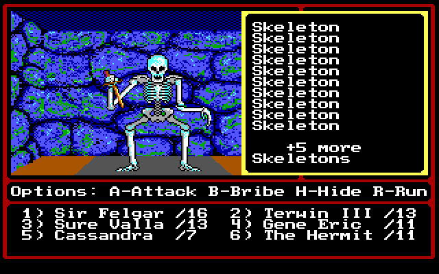 Skeletons in Dungeon Crawlers give me happiness.