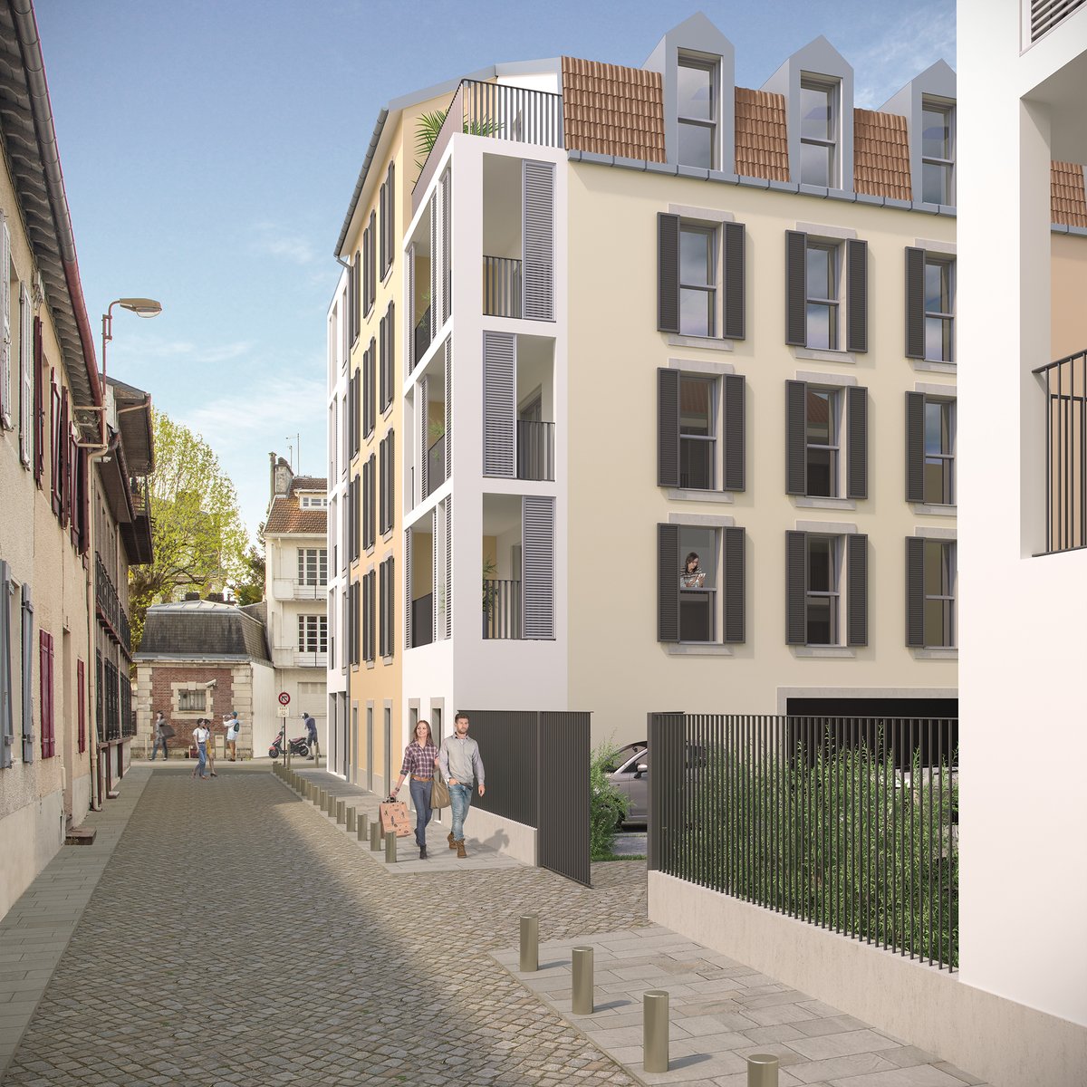 AVANT/APRÈS
Renouvellement urbain au 20 rue Louis Barthou #Pau avec une résidence neuve : 
👉En accession libre 14 appartements : 3 T2, 9 T3 et 2 T4 + terrasses/loggias
👉12 logements sociaux T2 et T3 avec <a href="/CDC_Habitat/">Groupe CDC Habitat</a>
👉1 local pro
#immobilier ©Agentzia <a href="/Ville_Pau/">Pau, Capitale Humaine</a>
 <a href="/Le_Moniteur/">LeMoniteur</a>