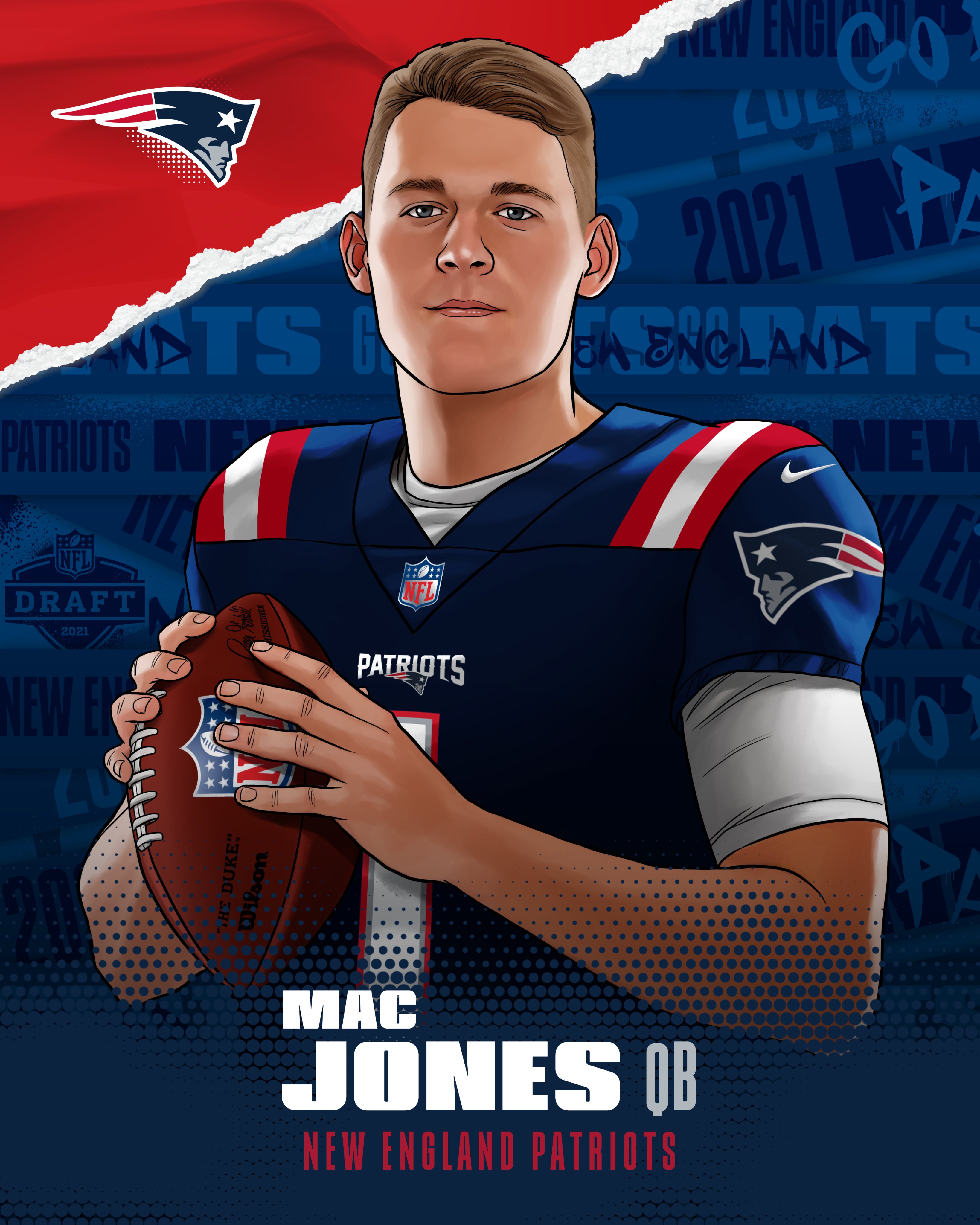 New England Patriots on X: Today's 𝗚𝗔𝗠𝗘𝗗𝗔𝗬 magazine cover  featuring, @MacJones_10.  / X