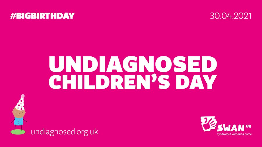 Thinking of our oversease friends @SWAN_UK @UDNI @WilhelmFound @swanusa @IrelandSwan @UDN_Peer @eurordis @indousrare in raising awareness of undiangosed genetic conditions on their #UndiagnosedChildrensDay today.