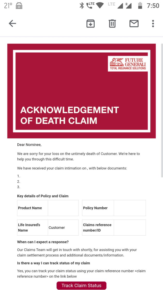 having little headache ai of my insurance provider <a href="/FGLifeIndia/">Future Generali India Life</a>