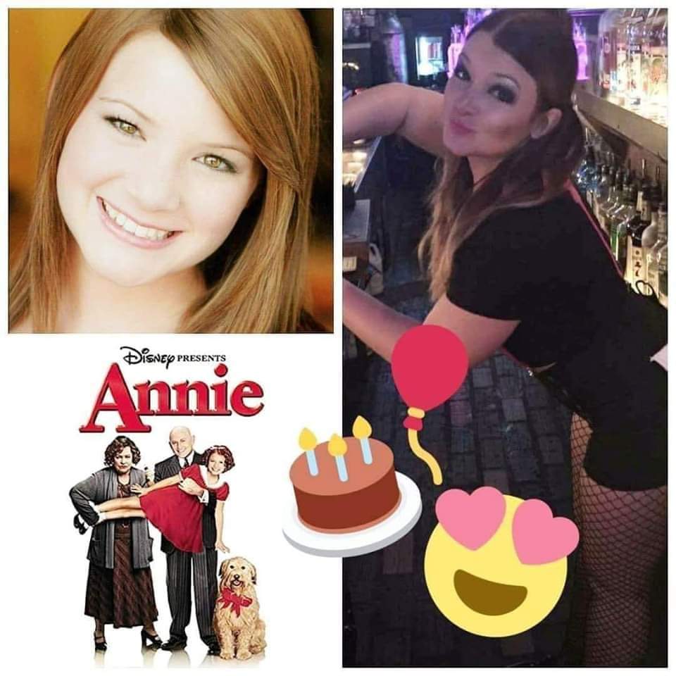 #HappyBirthday, Alicia! 🎂🎈😊 I hope you have the best #birthday ever! Enjoy your special day! 🎉🎁 Love you, Lee! ❤😍 #aliciamorton #annie #disney #disneysannie #itsahardknocklife #disneymovie #anniemovie #tomorrow #maybe #littleorphanannie #singer #actress #theater #broadway