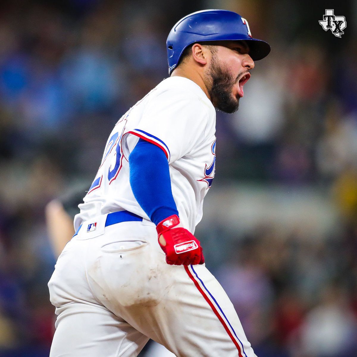 Rangers's tweet image. Mama, there goes that man.