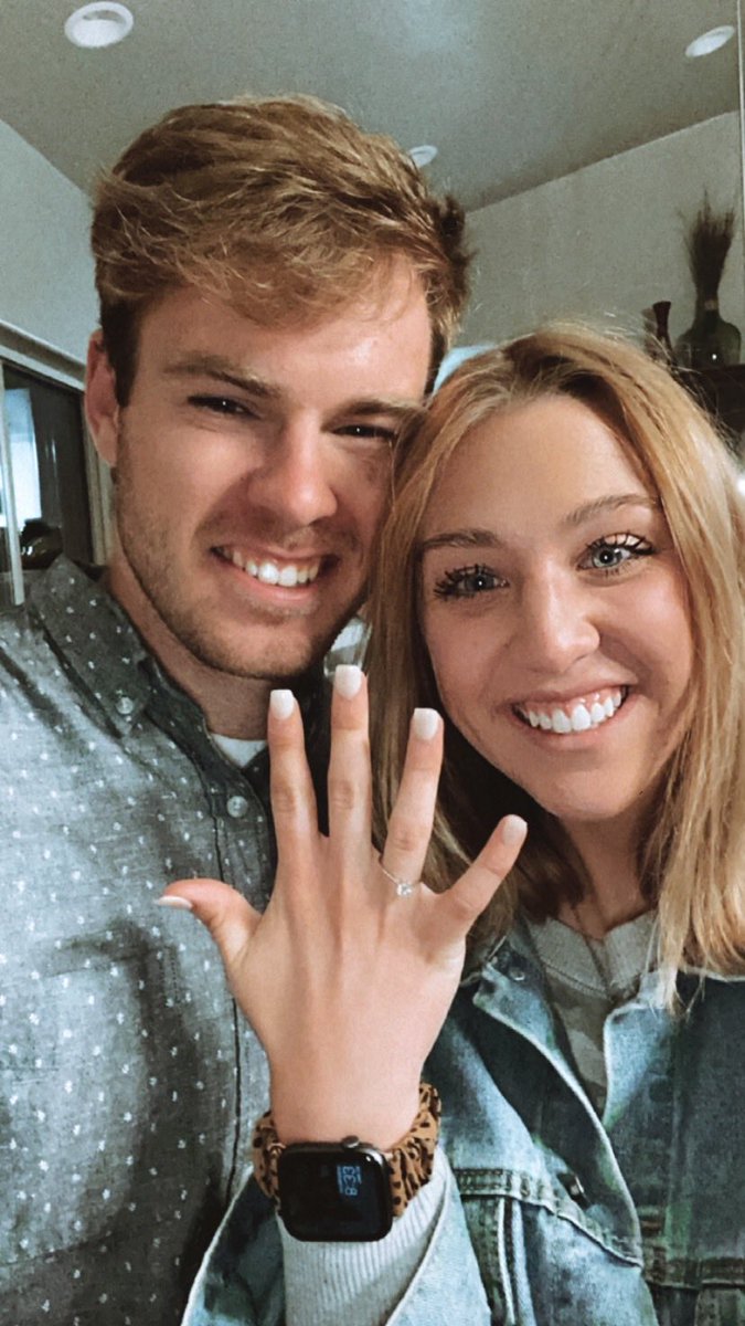 She said yes! Andrew &amp; Ashleigh are engaged!!