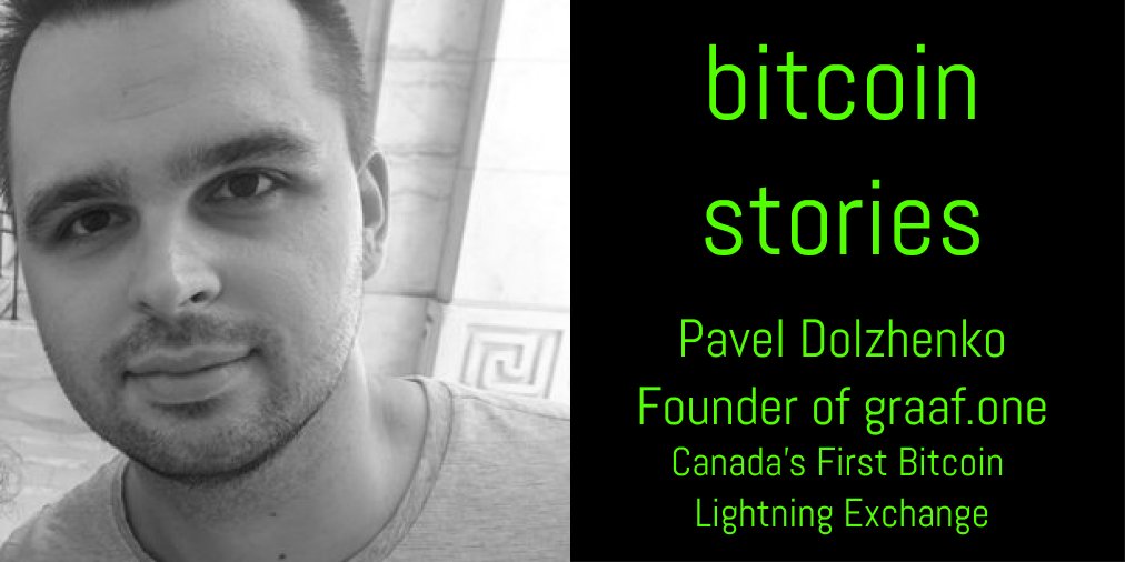 Bitcoin Stories: Pavel Dolzhenko, Graaf.one, Canada's First Bitcoin Lightning Exchange (Episode 103) 

Interview Link:  youtu.be/_ViR8YlGtpU 

<a href="/DolzhenkoPavel/">Pavel Dolzhenko ⚡</a> <a href="/GraafOne/">Graaf One ⚡️</a> <a href="/bitcoins/">Dadvan Yousuf</a> #bitcoin #buildingonbitcoin #edmonton #lightning