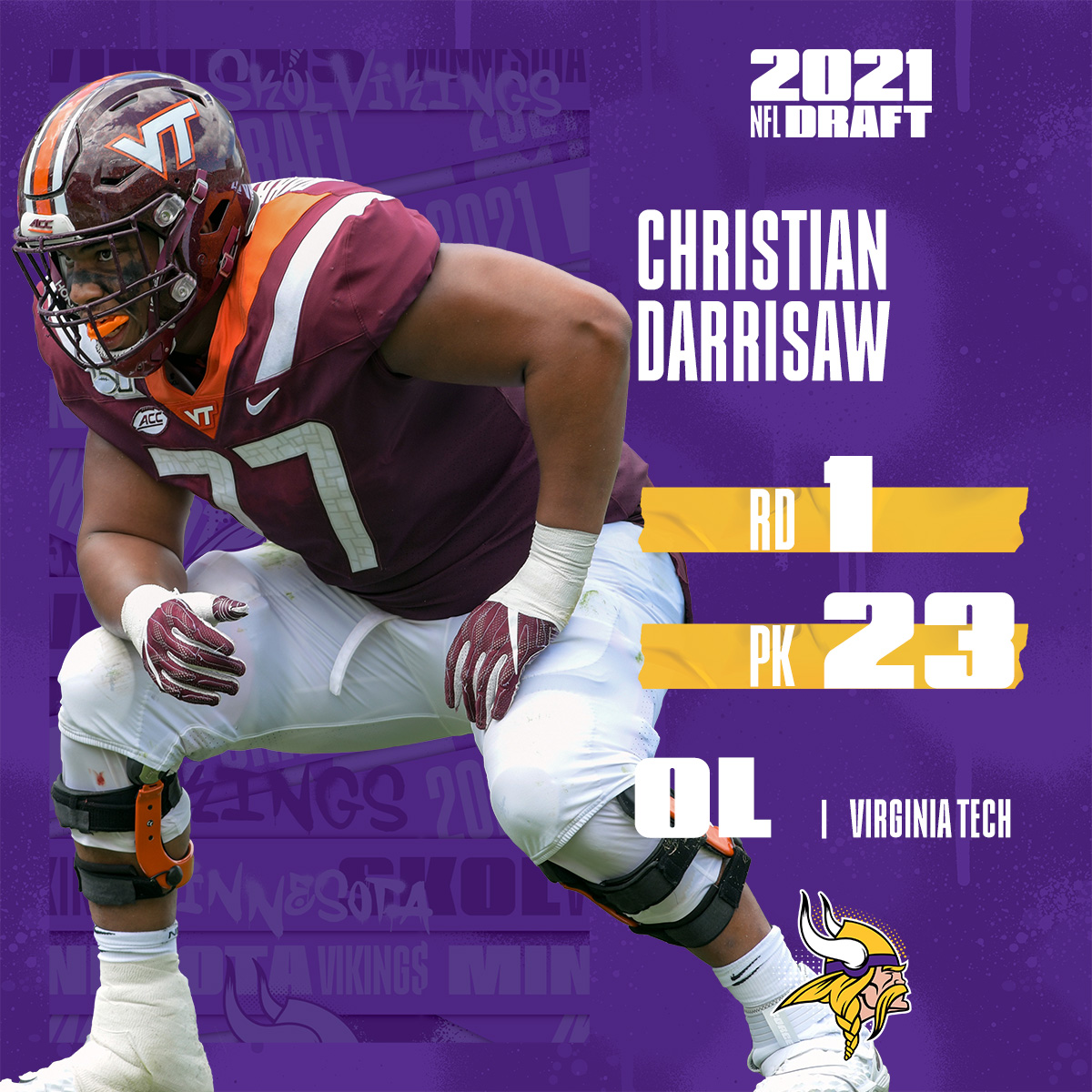 mn vikings draft picks 2021