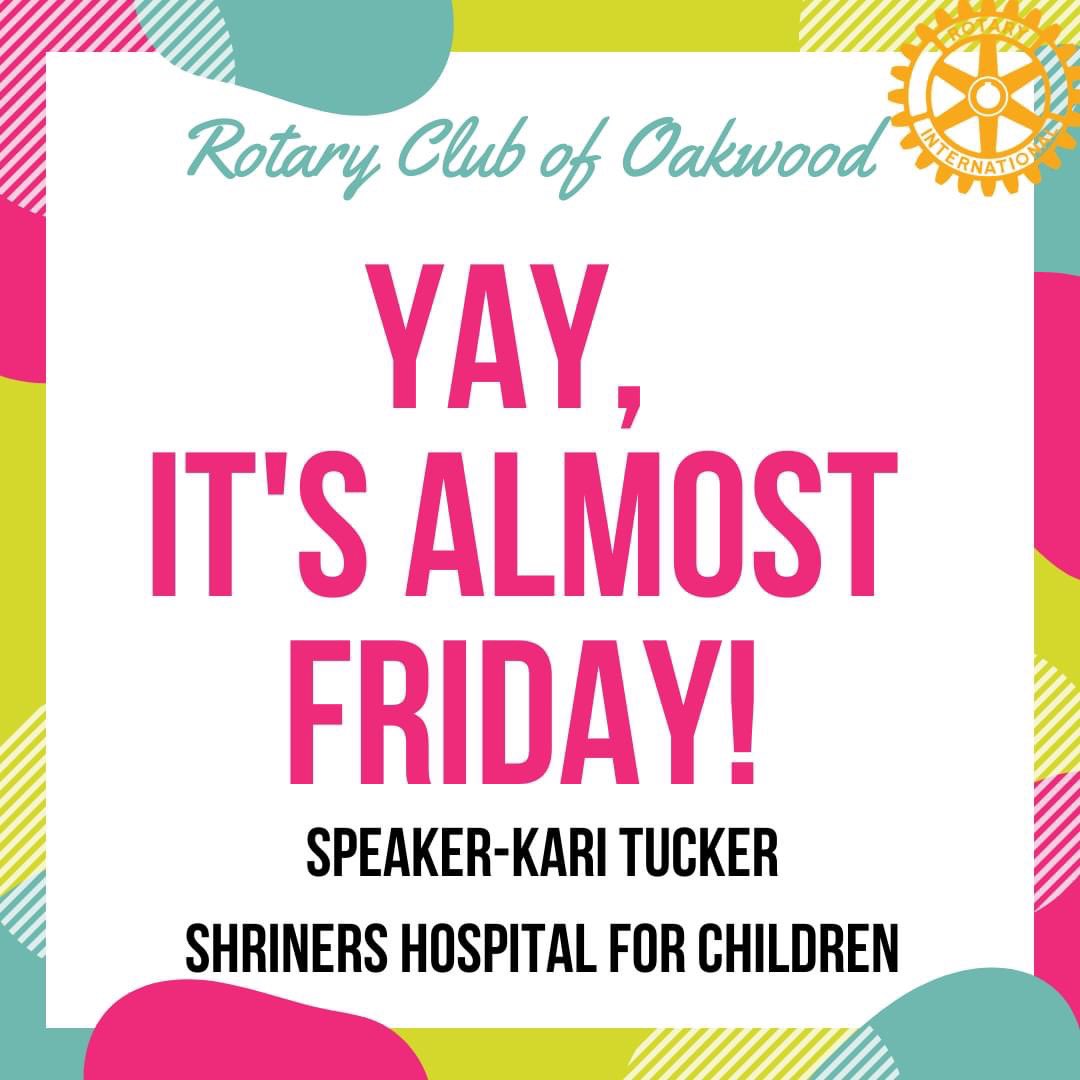 Wake up early and join us this week as we learn more about Shriners Hospitals for Children!  We'll see you online at 7am☀️☕️