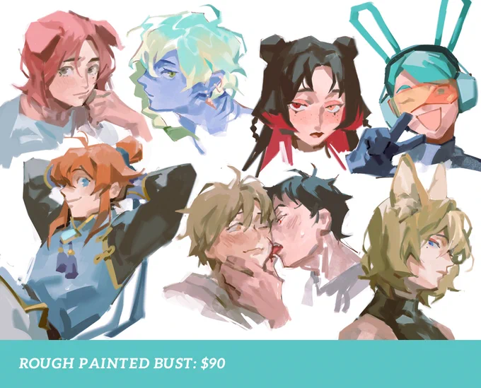 [RT💕] helloo comms are open again!! added bw sketches this time, info here!☺️ https://t.co/Yutpk6EYfr 