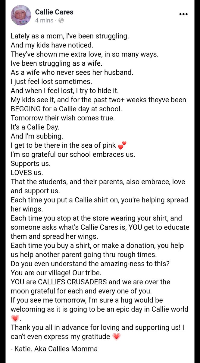 Callie Cares tweet media