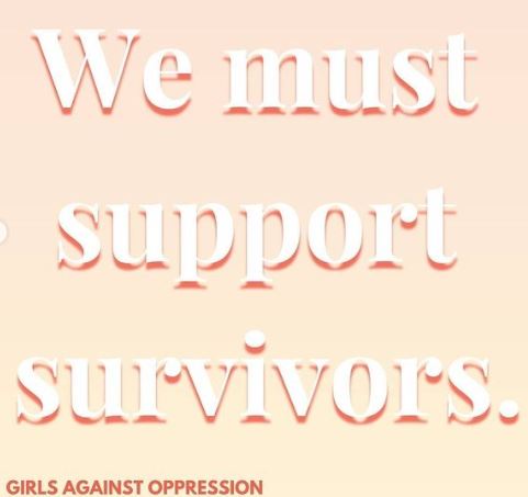 wmnsmarchla's tweet photo. via @girlsagainstoppression
Support survivors.
#Activism #Feminism #Socialjustice #SexualAssaultAwareness #SexualAssaultIsNeverOK #WomensMarchLA https://t.co/yhmbRZ5q3T