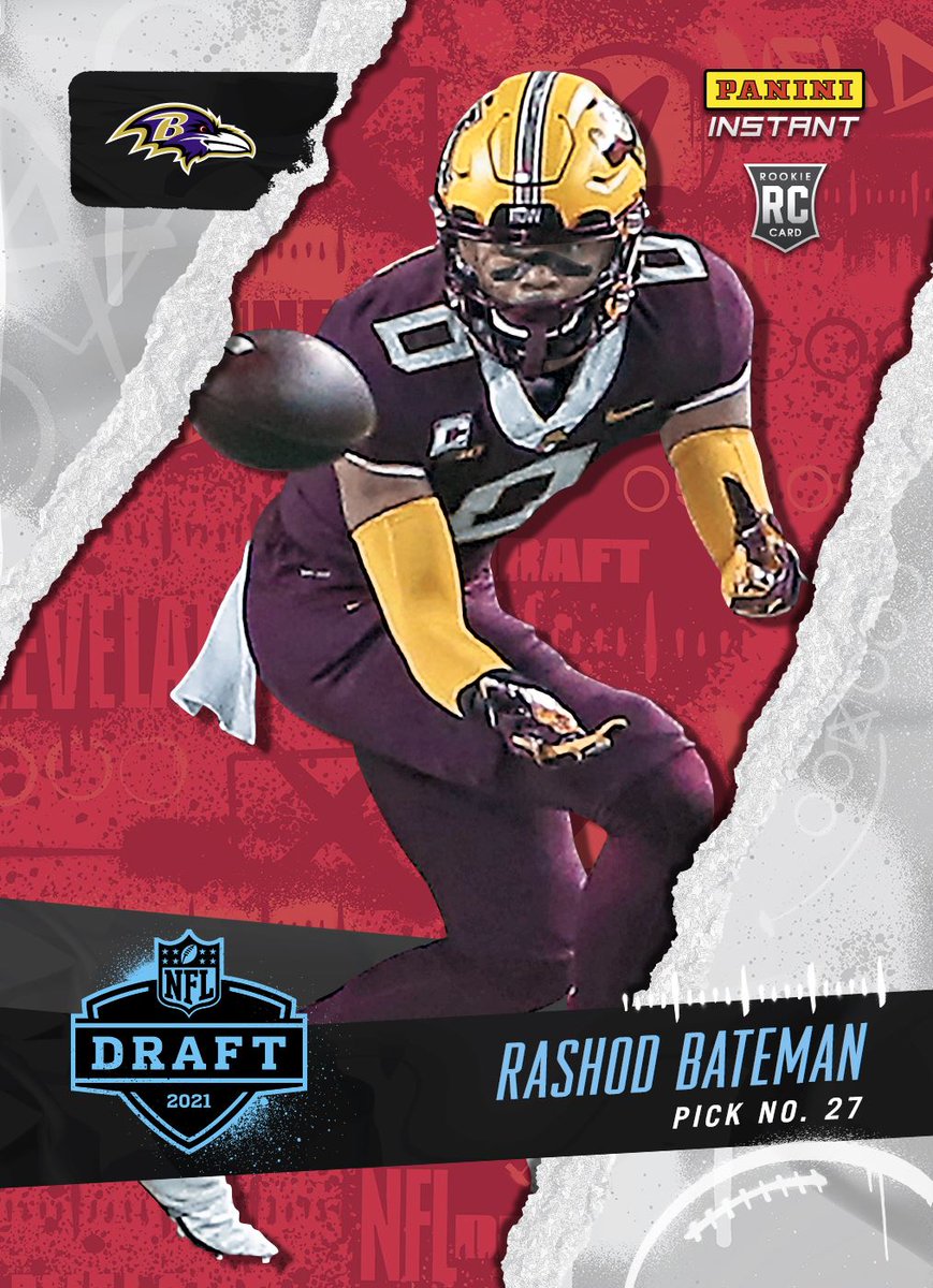 Ready to give my all to the #RavensFlock 😈   Baltimore, you ready? Let's get to work. @Ravens fans check out my new #PaniniInstant card #WhoDoYouCollect #RatedRookie #NFLDraft qr.paniniamerica.net/2dgty_em