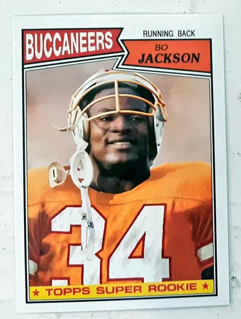bo jackson football card