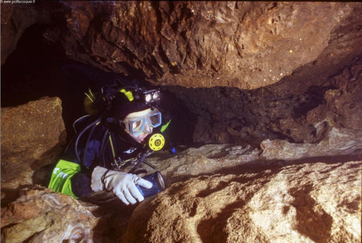 In 1985, after 160m of underwater travel, the extraordinary discovery of this cave was made by a professional diver named Henri Cosquer, who gives its name to this cave.