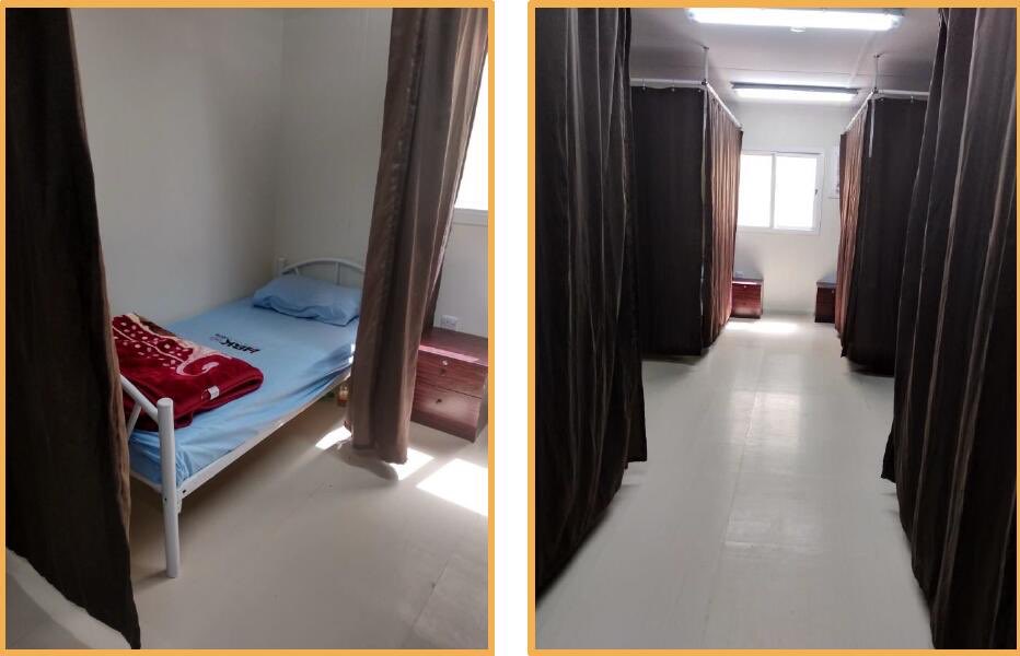 [Star-rated labor camp in Qatar] In Doha, Qatar, the main stadium of the 2022 Qatar World Cup-Lusail Stadium project invested more than 100 million yuan to create star camps for nearly 4,000 workers from 18 different countries.