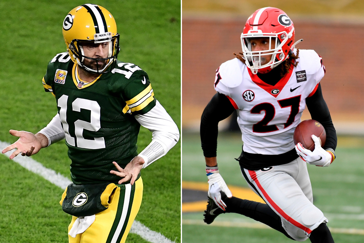 Packers don't get Aaron Rodgers help with Eric Stokes NFL Draft pick