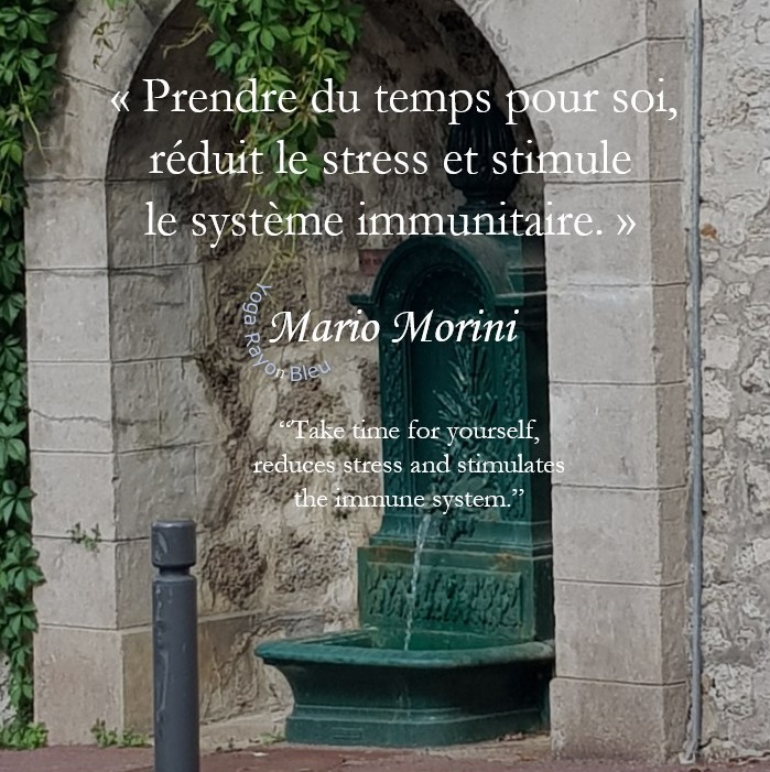 Helene Yogarayonbleu Prendre Du Temps Pour Soi Reduit Le Stress Et Stimule Le Systeme Immunitaire Mario Morini Take Time For Yourself Reduces Stress And Stimulates The Immune System Montage