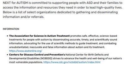 what this charity stands for- ABA (applies behavior analysis) -supports autism speaks -a prevention for autism, i'll let you read and assume what that mean
