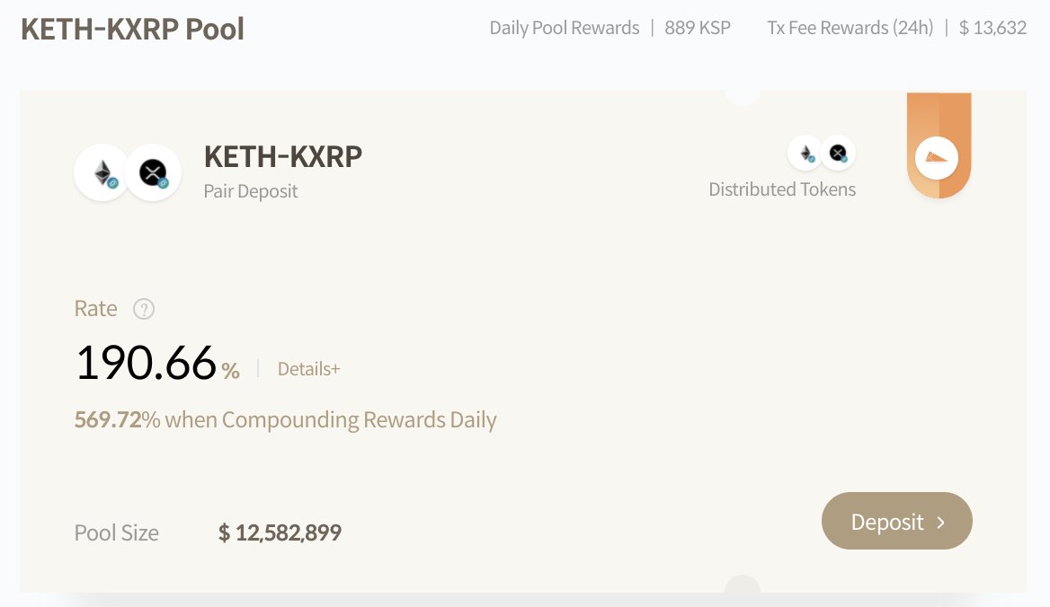 KLAYswap's tweet photo. Don't miss out on the new $XRP pools on KLAYswap! 

Cross-chain XRP #DeFi  made possible by @Orbit_Chain 

@RippleXDev #XRPL $KSP $ORC https://t.co/RF9TYhwYPO