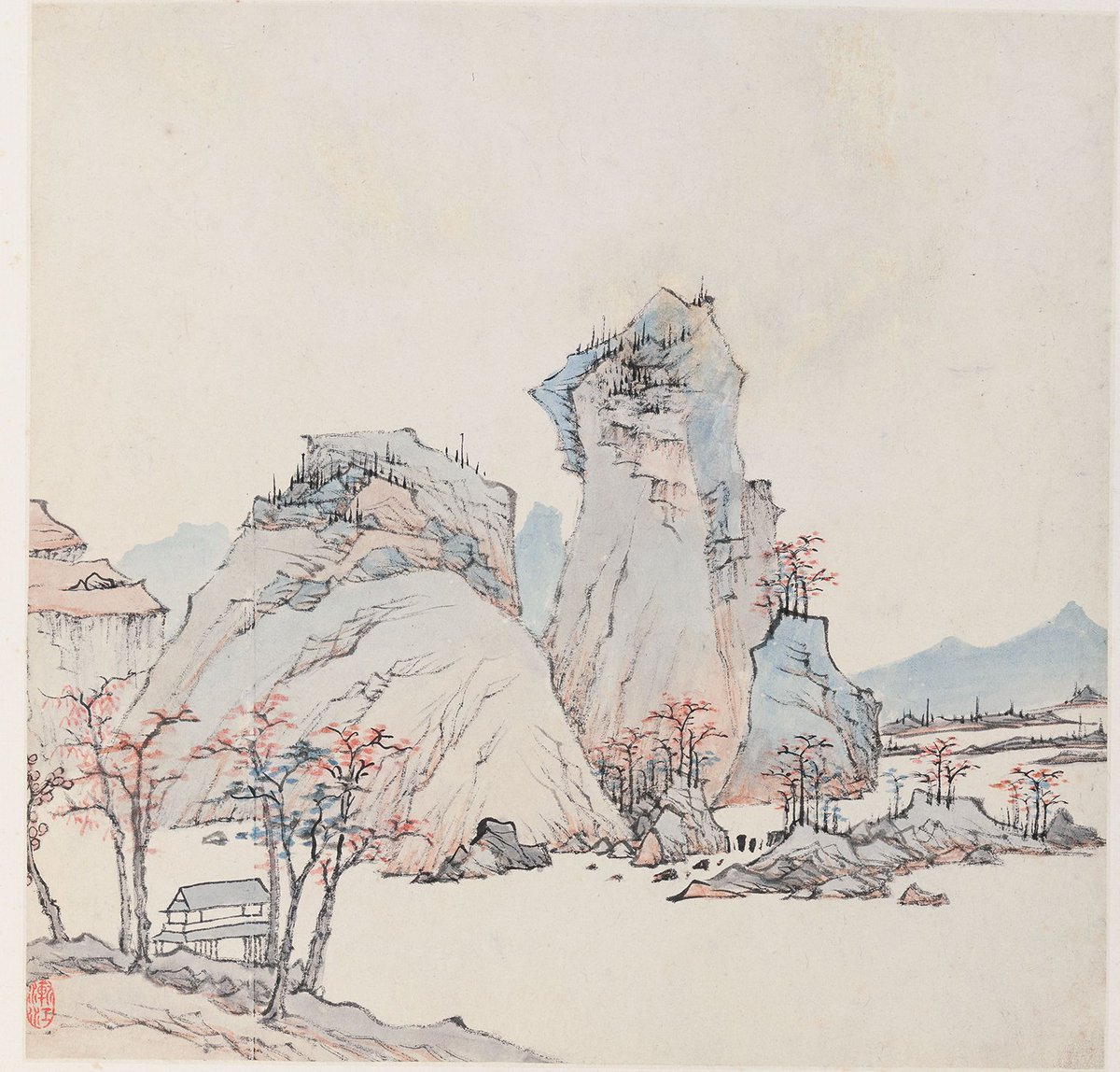 ShanghaiMuseum's tweet photo. #TravelTuesday 

🏞️Bask in the charming scenery created by Hong Ren (1610–1664), an established monk painter who buried himself in art and nature after failing to overthrow the Qing government as a staunch supporter of Ming. https://t.co/vObSydGmSn
