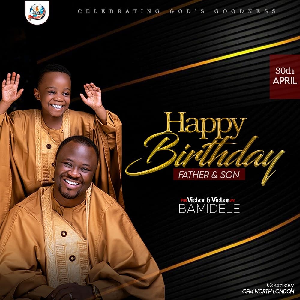 MinPatrickGrace's tweet photo. Words are not enough to describe you.
Thank you for believing in me
Thank you for investing in me
Thank you for all your sacrifices of love.
I And All I Represent celebrate and love you dearly daddy
Happy Graced Birthday Dear Father
#PatrickGrace @PVictorbamidele https://t.co/8IBXmCOmys