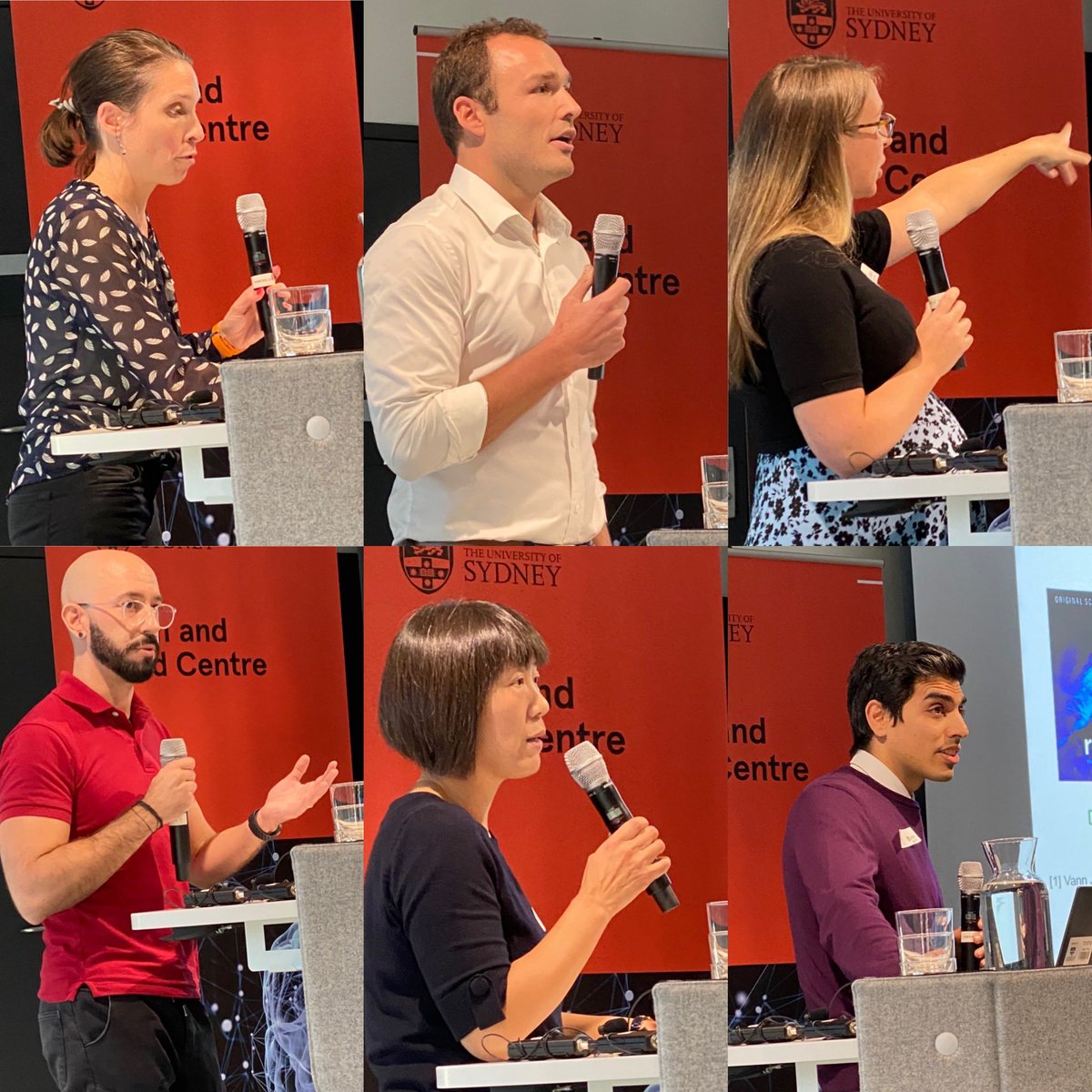 SydDementiaNet's tweet image. Buzzword bingo! Our amazing #emcr speakers race the clock with sleep apnea, superoxide dismutase, ameloyd plaques, white matter intensities, gait retraining, dementia Lewy bodies core features... #datablitz