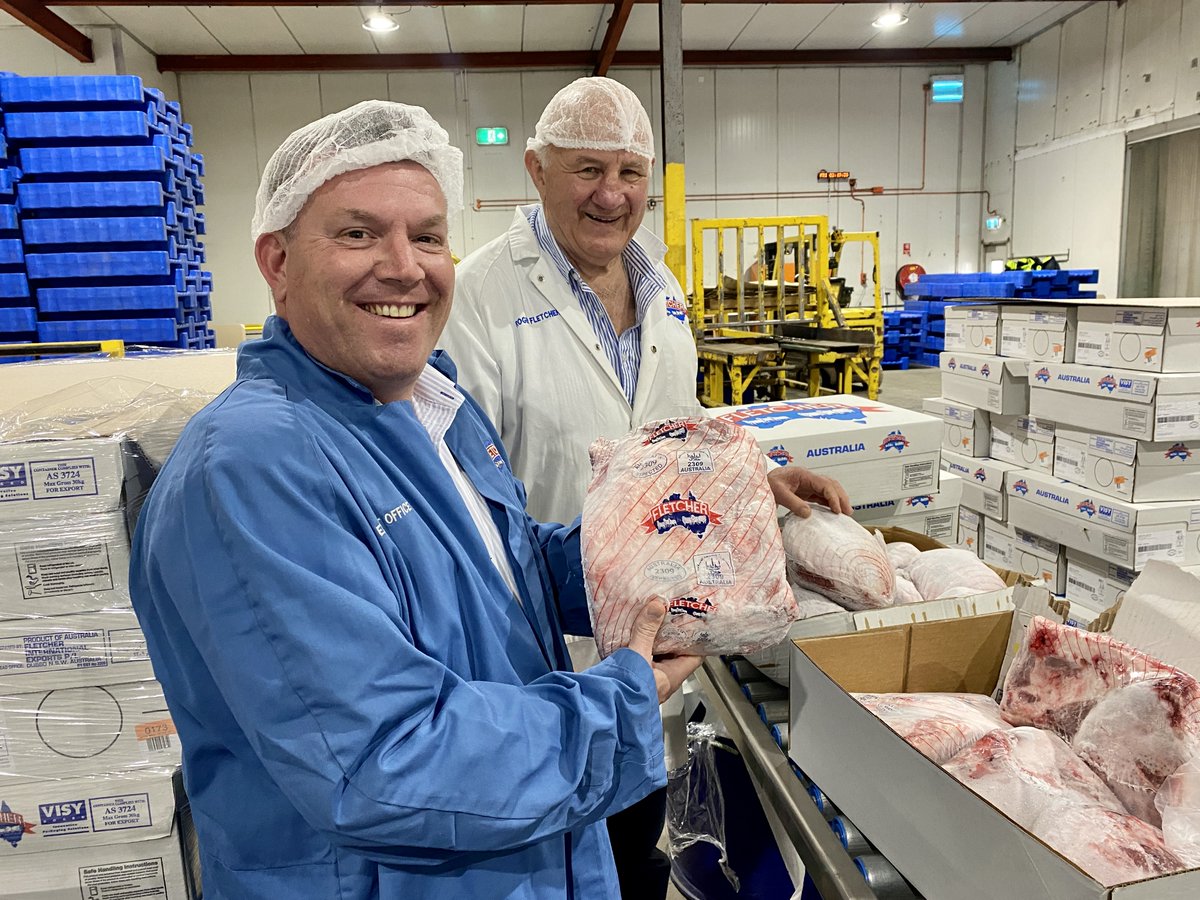 A $4.5M grant will help deliver $14M expansion of Fletcher International Exports, increasing processing capacity to 11k head per day &amp; creating 400+ ongoing FTE jobs! Govt &amp; private sector partnering to deliver for #regionalNSW💪#RegionalJobCreationFund bit.ly/3nA5AcS