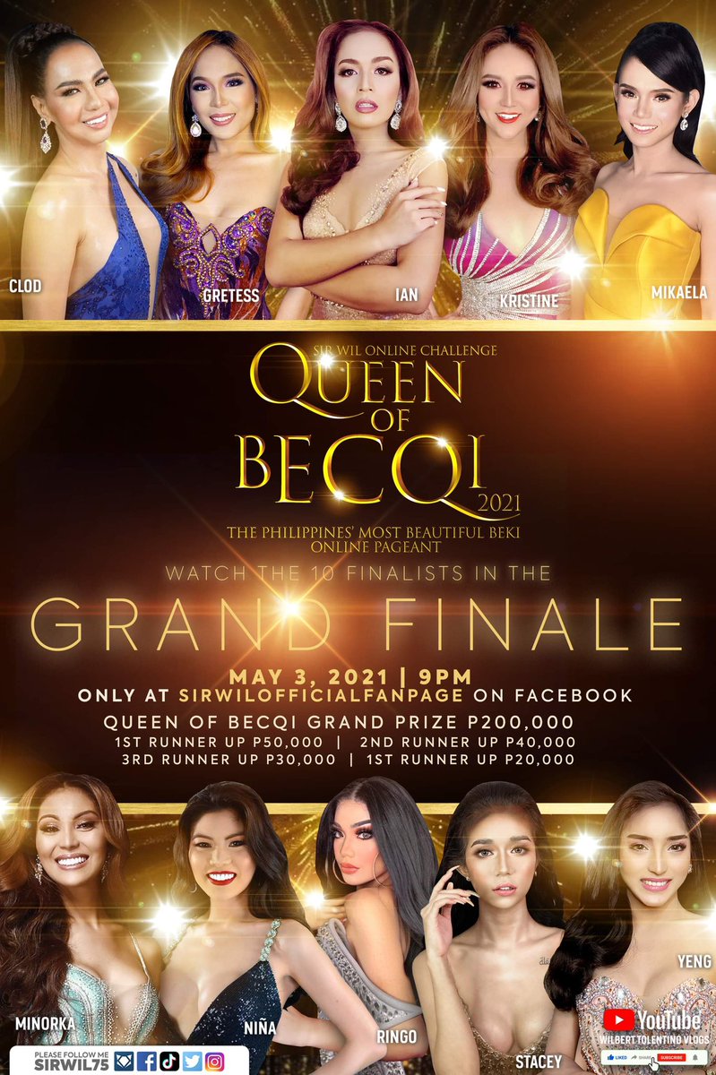 sirwil75's tweet photo. #QueenofbECQi2021GrandFinale #sirwil75
#KaFreshness  #mgakafreshness  #teamkafreshness  #wilberttolentino  #sirwilyoutubechannel  #SirWilOfficialFanpage #virtualevents #virtualpageant #missgay #Becky #lgbtqcommunity #lgbtqpride #LGBTQIA #lgbtsupport #lgbtqfamily https://t.co/5TNT0bF7oA
