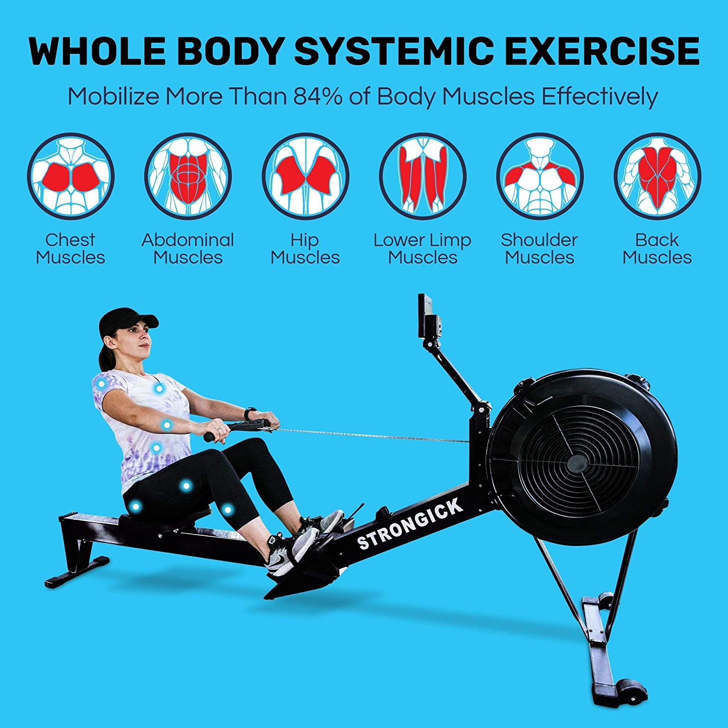 Gripped Rowing Machine grippedusa X