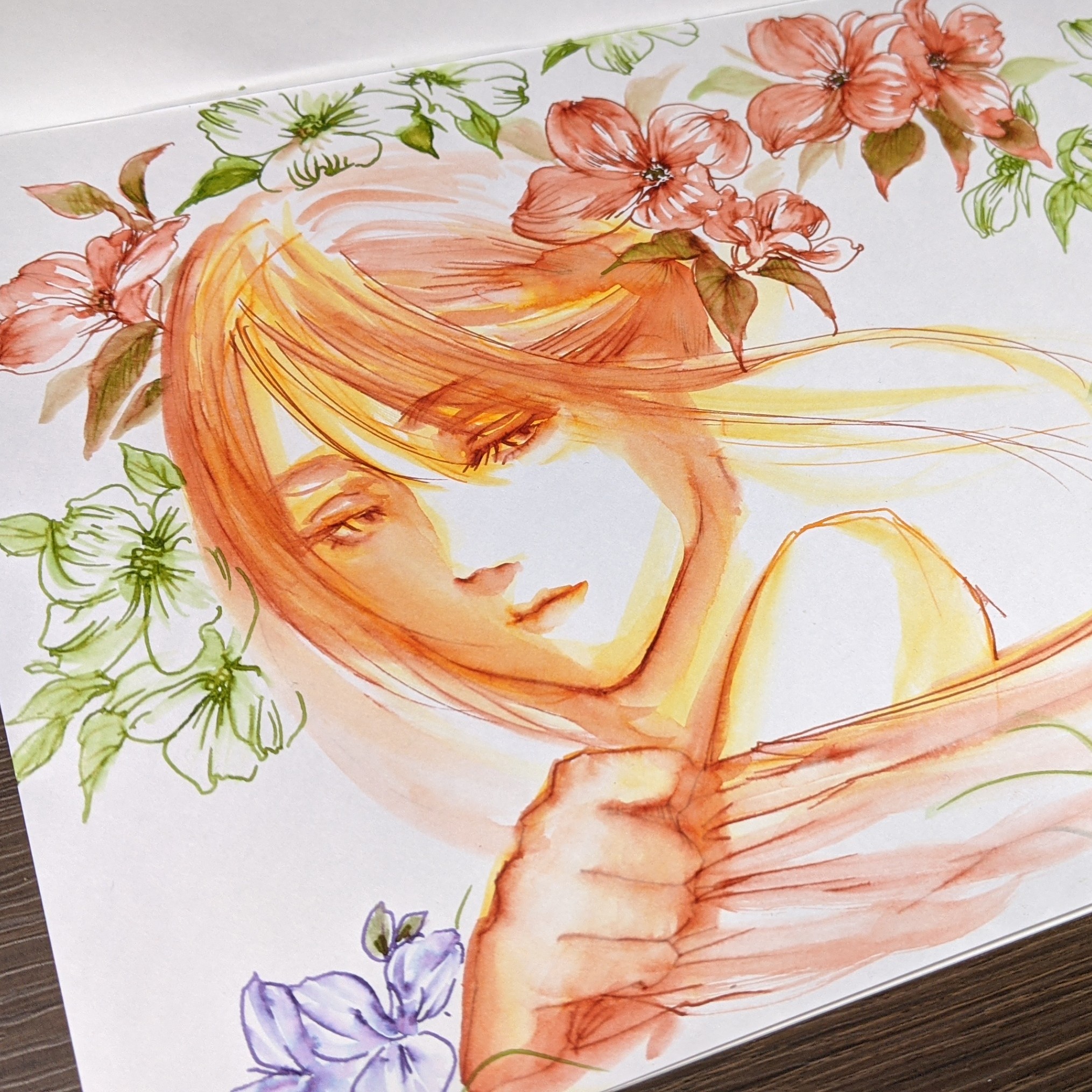 Kaiteki Art 快適アート ガラスペン 万年筆インクイラスト カリカリ音が右左行き来する音声にしたい ステレオ設定苦戦中 今進撃の巨人見てるからミカサに見えるしグーパンチ強そう あと2色足して完成 服どうしよう T Co Zpjtlkpcbj Twitter