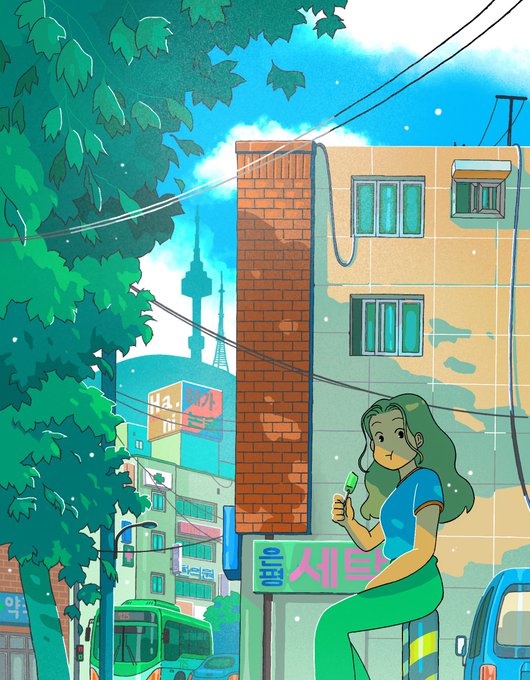 「long hair utility pole」 illustration images(Latest)｜6pages